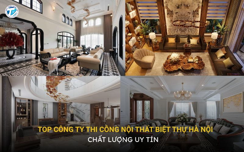 Top Công Ty Thi Công Nội Thất Biệt Thự Hà Nội Chất Lượng Uy Tín
